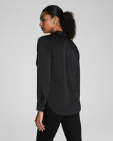 SPANX® Silky Smooth Button Down | Classic Black